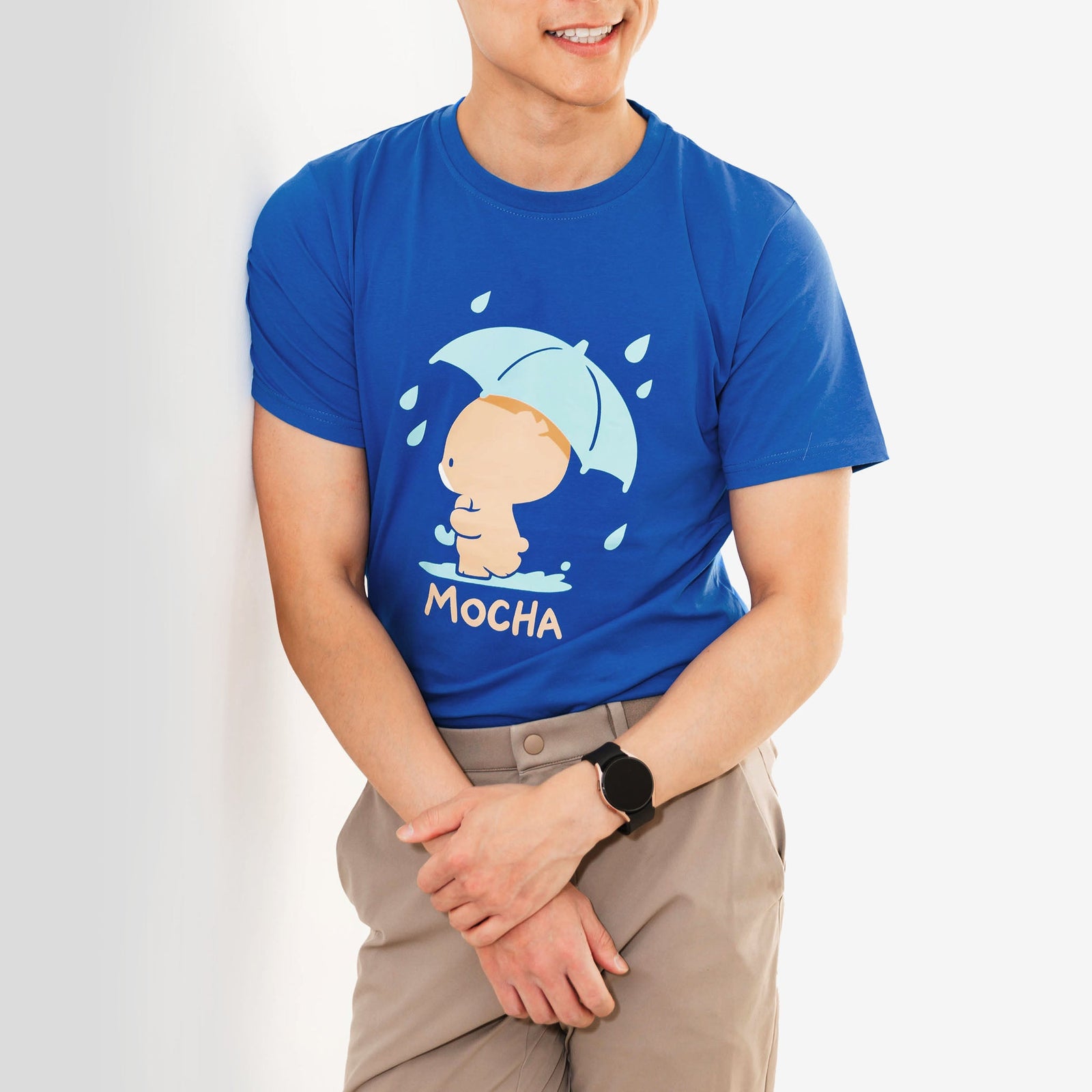 Milk Mocha Bear: Rainy Mocha T-Shirt T-Shirts Milk Mocha Bear