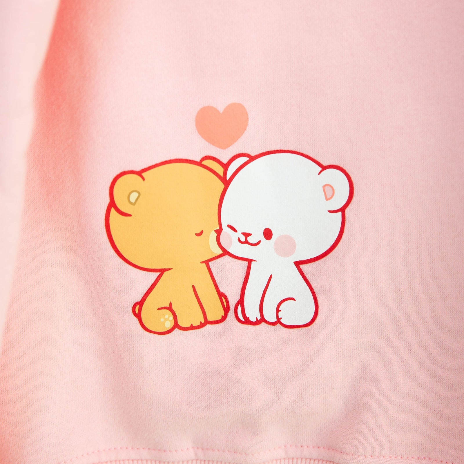 Milk Mocha Bear: Pink Smooch Hoodies Hoodies Milk Mocha Bear