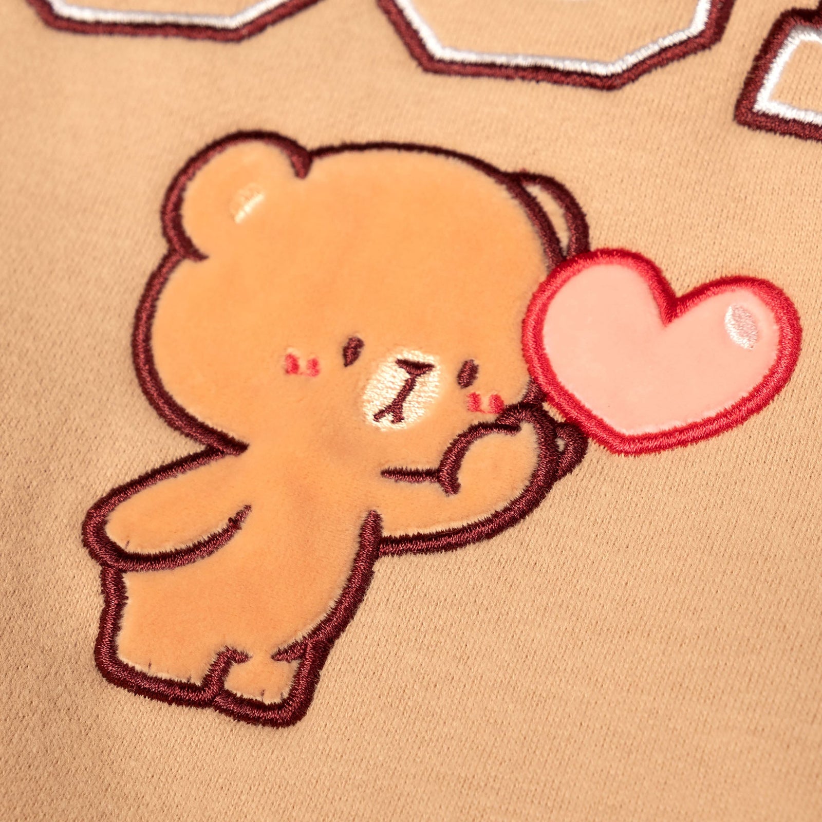 Milk Mocha Bear: Mocha Varsity Crewneck Crewnecks Milk Mocha Bear