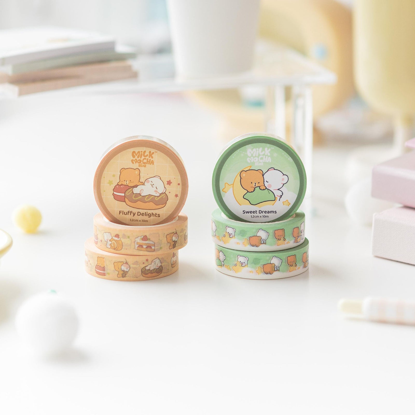 Milk Mocha Bear: Sweet Dreams Washi Tape Washi Tape Milk Mocha Bear
