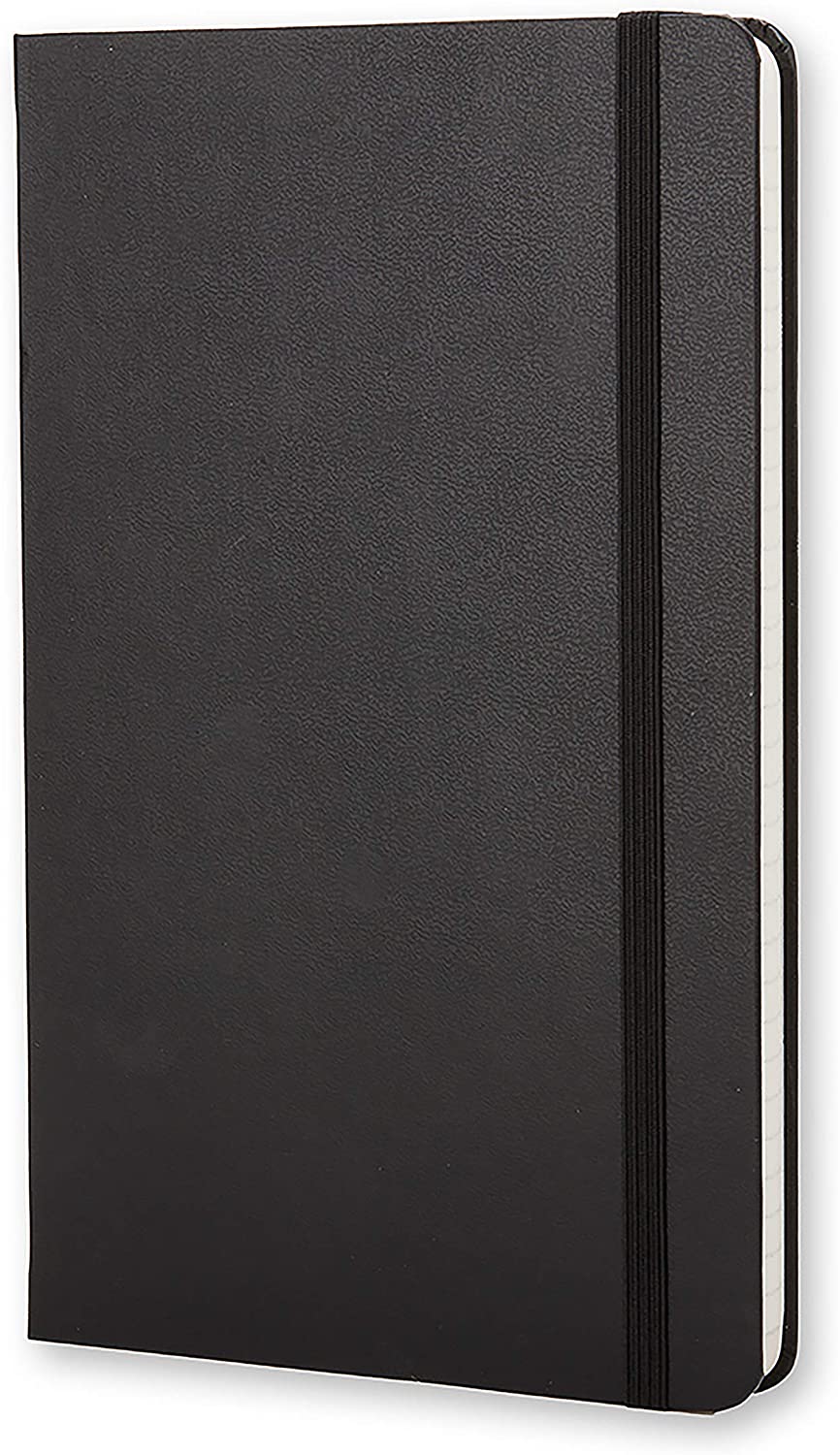 Moleskine Classic Notebook, Hard Cover, Large, Ruled/Lined, Black, 240 Pages [Stationery] House & Home Moleskine   