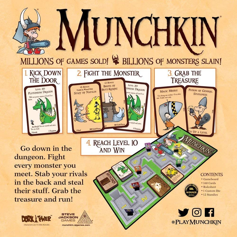 Munchkin Deluxe Card Game Asmodee   