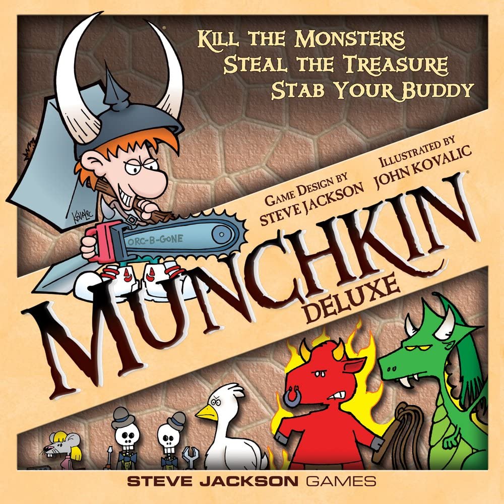 Munchkin Deluxe Card Game Asmodee   
