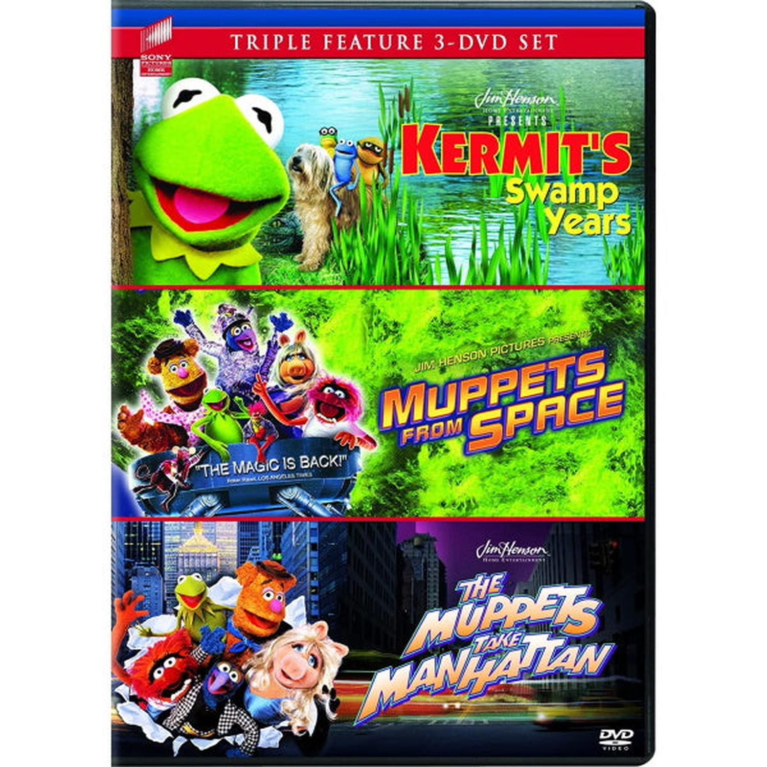 Kermit's Swamp Years / Muppets From Space / The Muppets Take Manhattan [DVD Box Set] DVDs & Blu-Rays Sony Pictures   