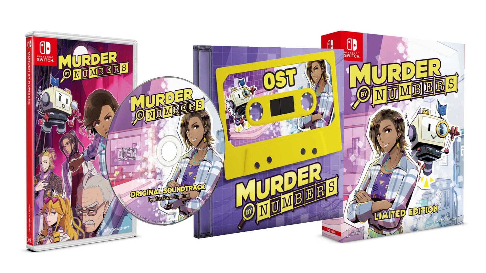 Murder by Numbers - Limited Edition [Nintendo Switch] Nintendo Switch Video Game EastAsiaSoft   