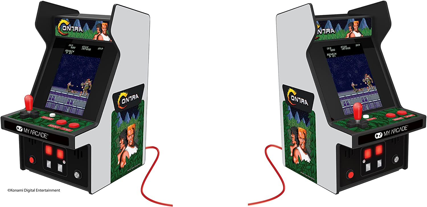 My Arcade Contra Micro Player - 6.75 Inch Mini Retro Arcade Machine Cabinet [Retro System] Retro Systems My Arcade   