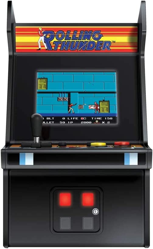 My Arcade Rolling Thunder Micro Player - 6.75 Inch Mini Retro Arcade Machine Cabinet [Retro System] Retro Systems My Arcade   