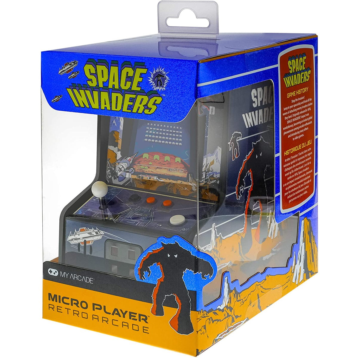 My Arcade Space Invaders Micro Player - Mini Retro Arcade Machine Cabinet [Retro System] Retro Systems My Arcade   