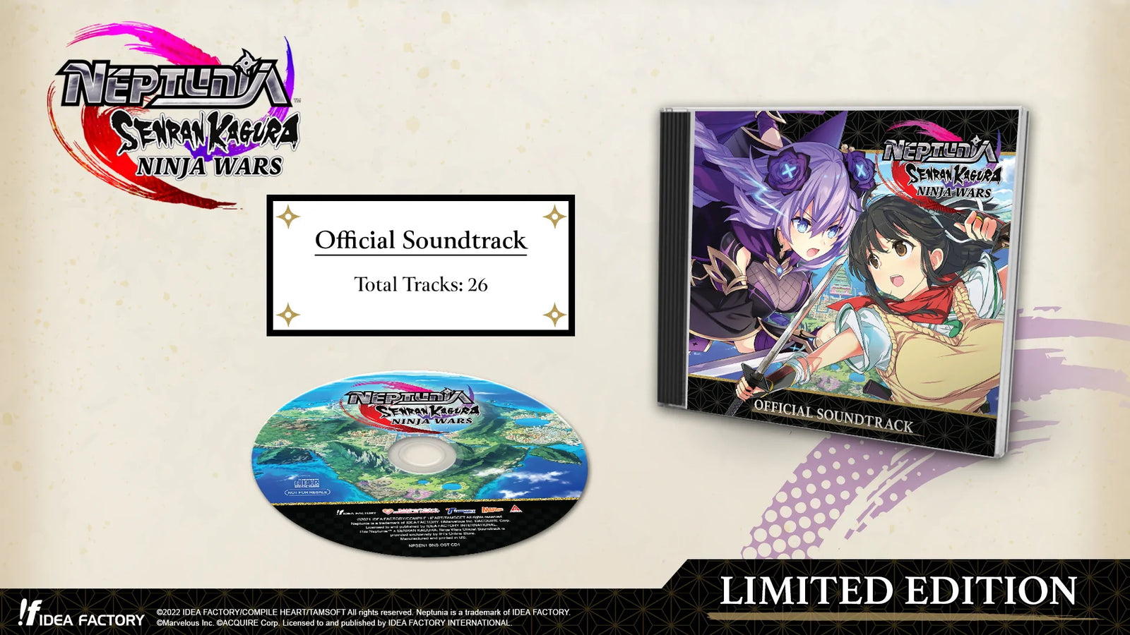 Neptunia x Senran Kagura: Ninja Wars - Limited Edition [Nintendo Switch] Nintendo Switch Video Game Idea Factory   