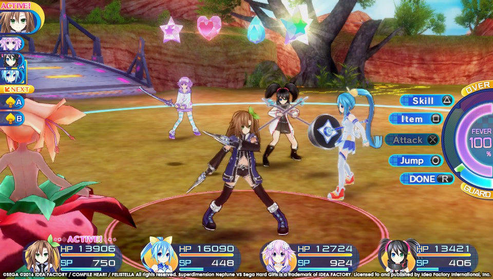 Superdimension Neptune VS Sega Hard Girls [Sony PS Vita] Sony PS Vita Video Game Idea Factory   