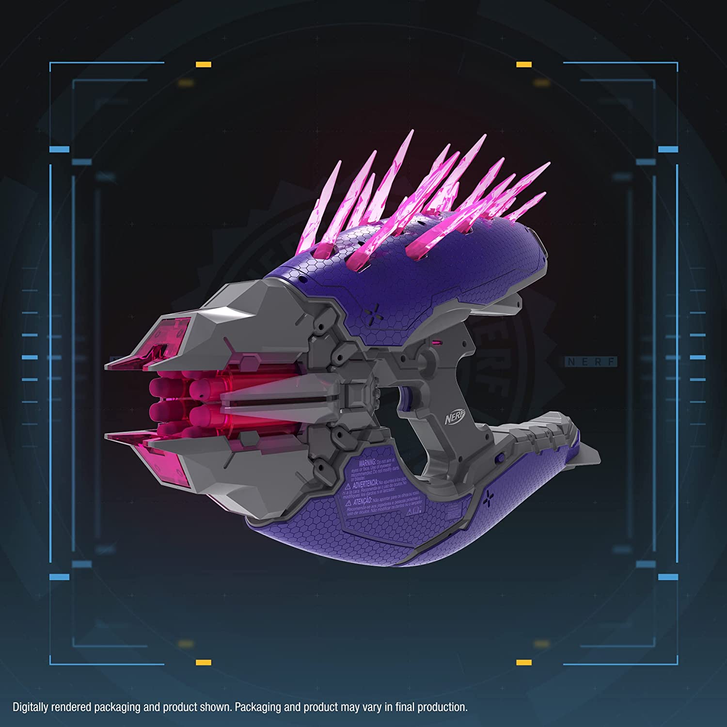Nerf LMTD Halo Needler Dart-Firing Blaster Toys & Games Hasbro
