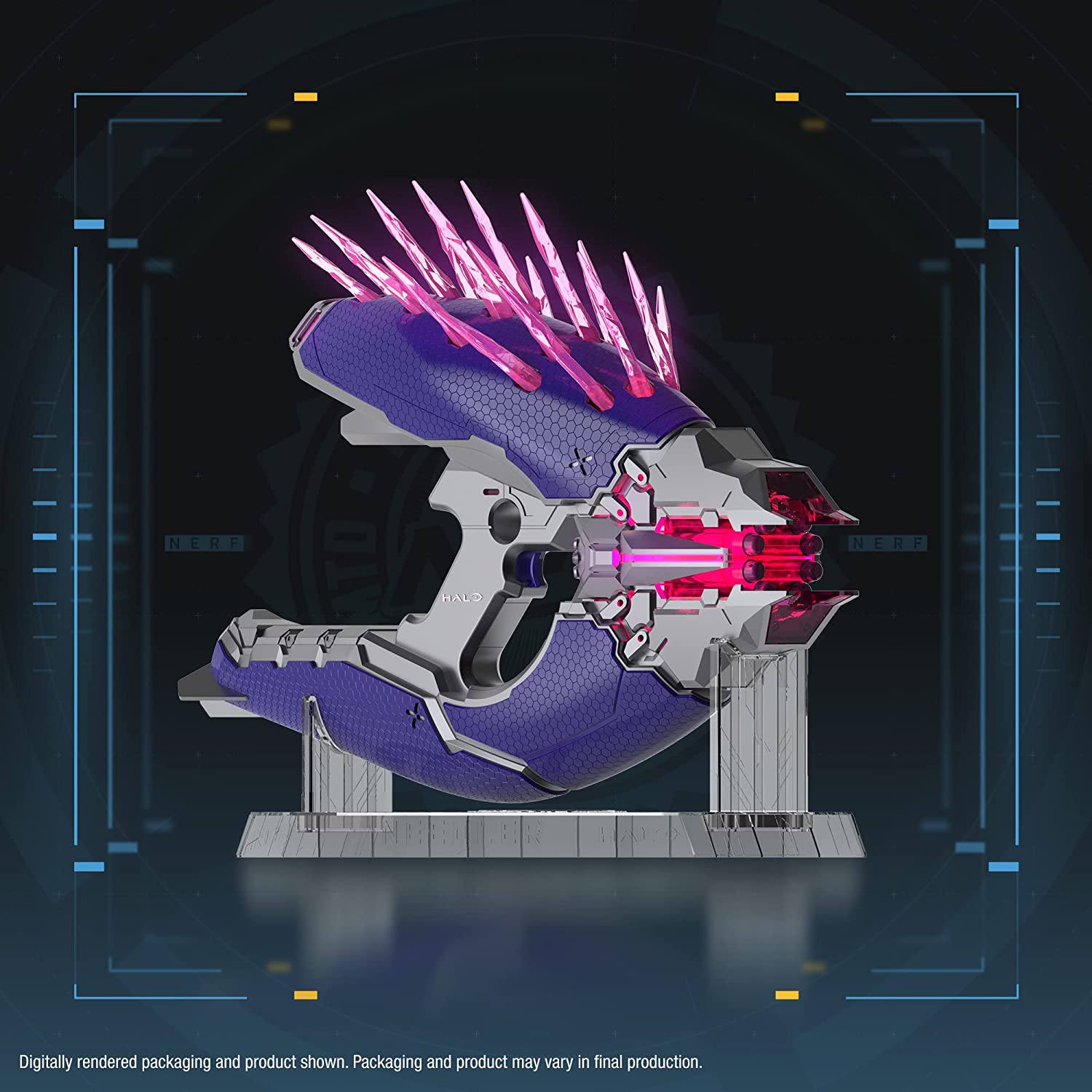 Nerf LMTD Halo Needler Dart-Firing Blaster Toys & Games Hasbro