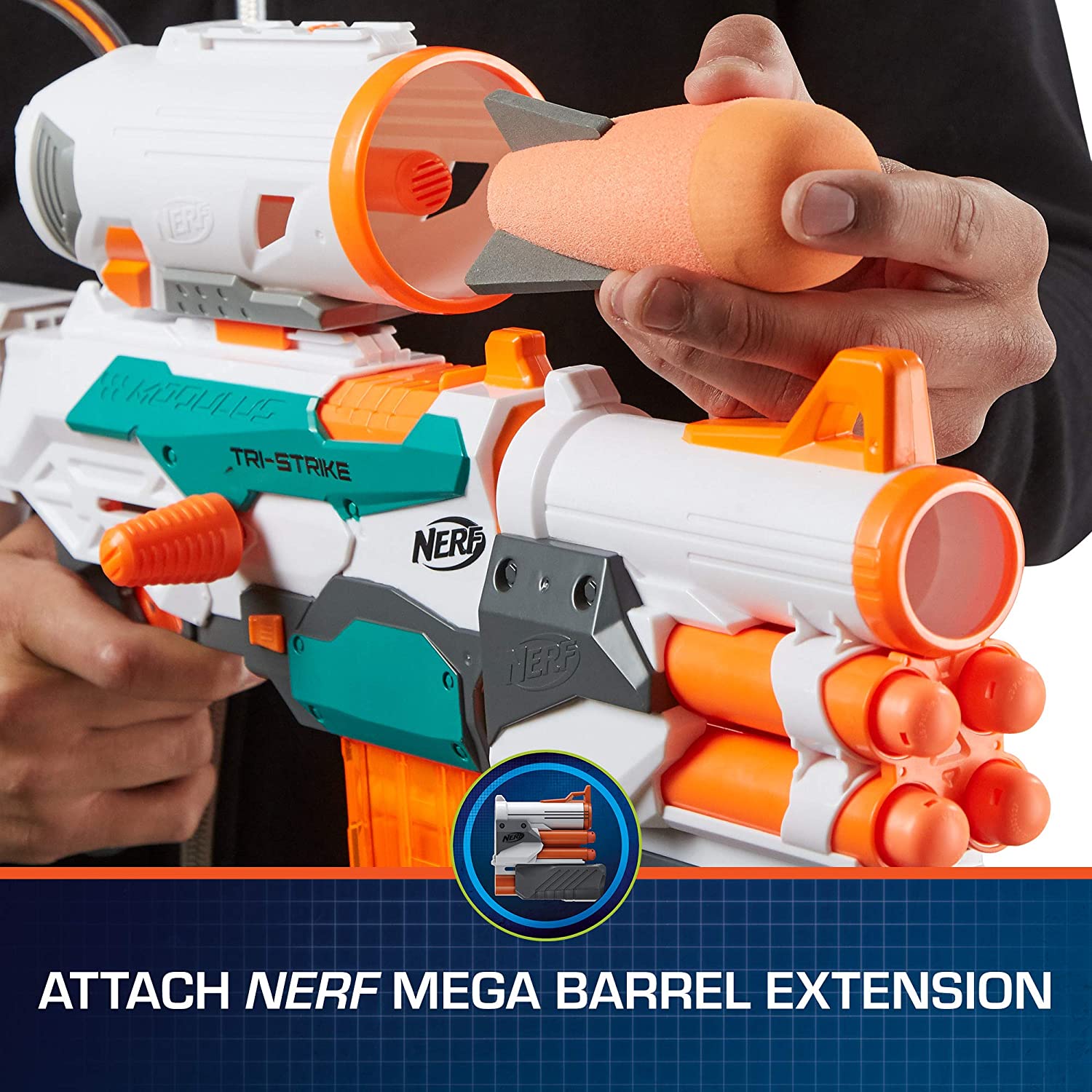 Nerf Modulus Tri-Strike Blaster Toys & Games Hasbro