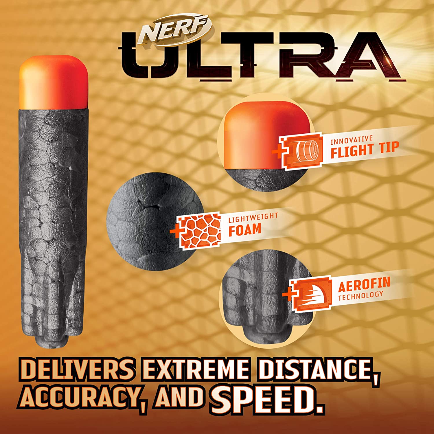 Nerf Ultra One Motorized Blaster - the Farthest Flying Nerf Darts Ever Toys & Games Hasbro