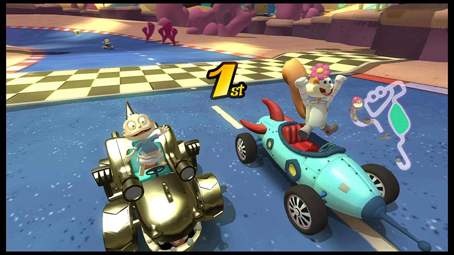 Nickelodeon Kart Racers [Xbox One] Xbox One Video Game GameMill Entertainment   
