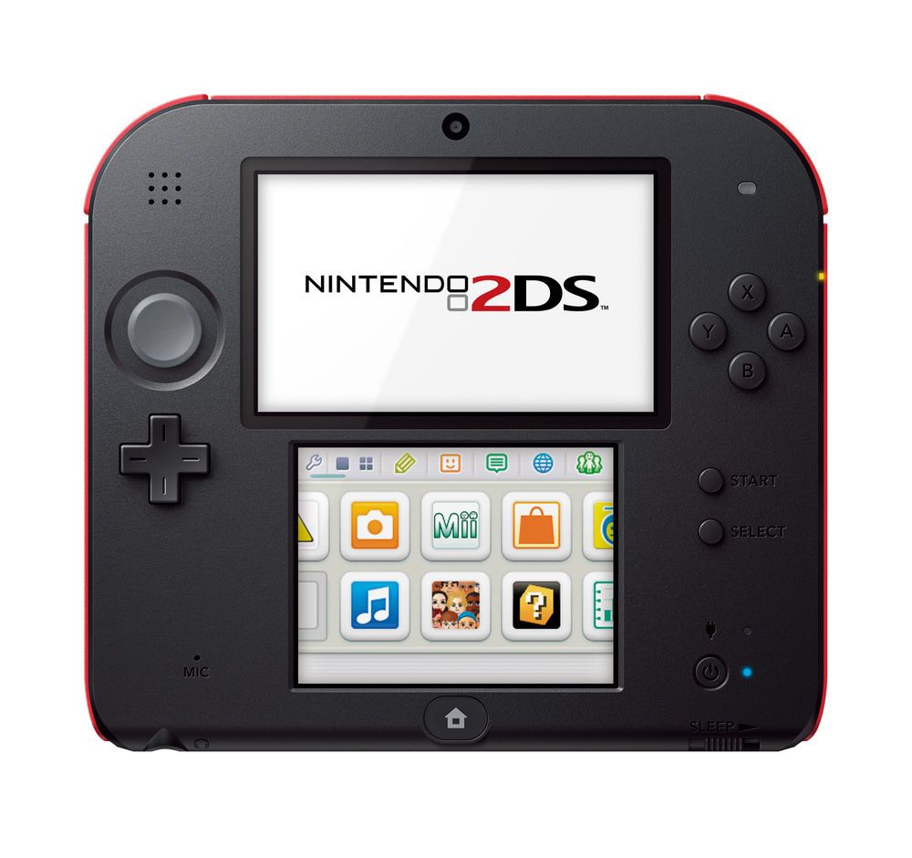 Nintendo 2DS Console - Crimson Red - Includes Mario Kart 7 [Nintendo 2DS System] Nintendo Systems Nintendo   