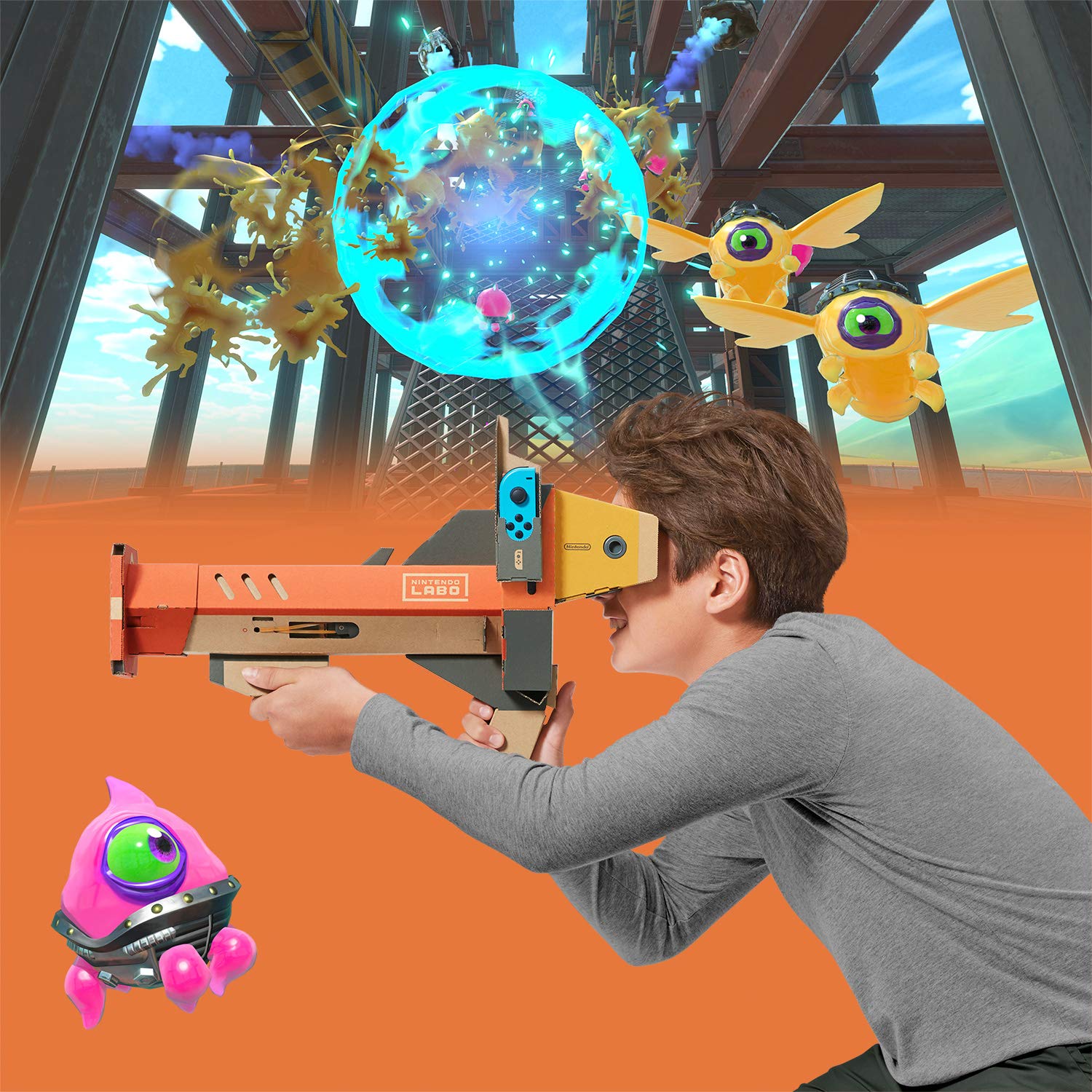 Nintendo Labo Toy-Con 04: VR Kit - Chobitto Edition (Starter Set + Blaster) - Japanese Version [Nintendo Switch] Nintendo Switch Video Game Nintendo   
