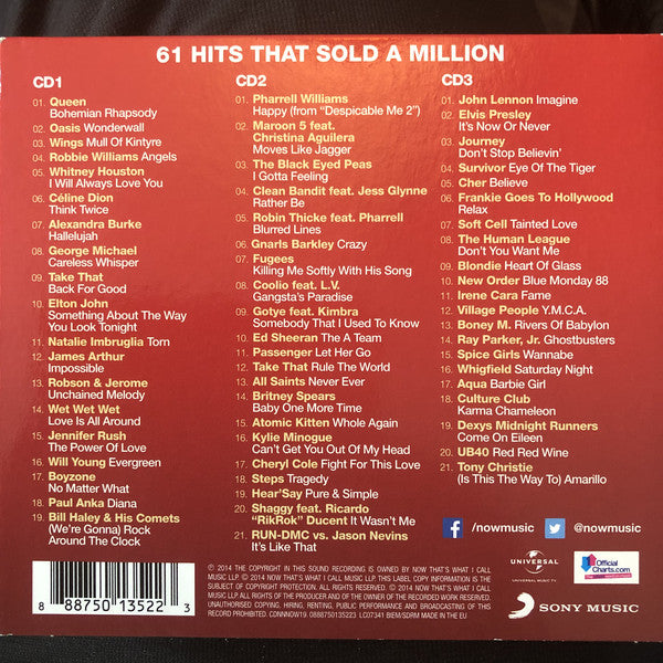 Now That's What I Call A Million [Audio CD] Audio CD/Vinyl Sony Music   