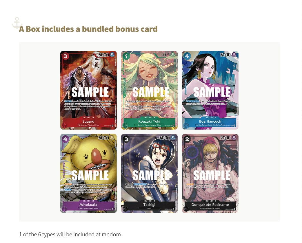 One Piece TCG: Paramount War Booster Box [OP-02] - 24 Packs Card Game Bandai Namco