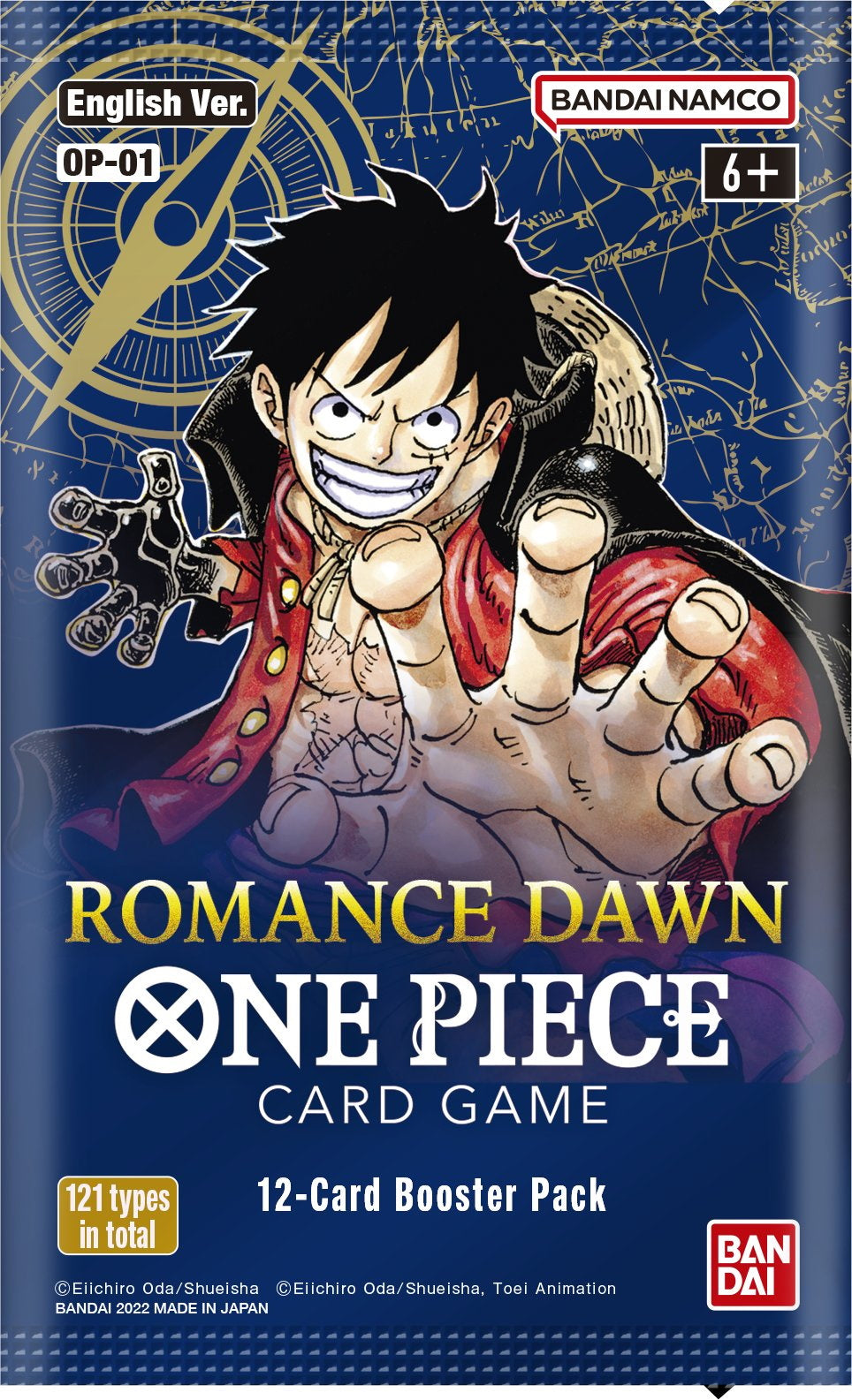 One Piece TCG: Romance Dawn Booster Box - 24 Packs [OP-01] Card Game Bandai Namco