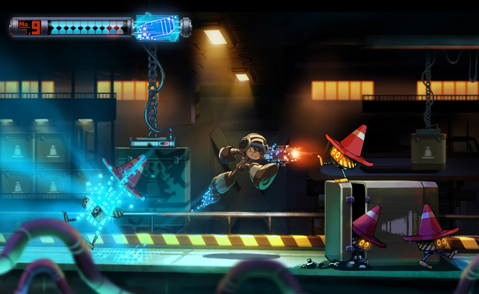 Mighty No. 9 [Nintendo Wii U] Nintendo Wii U Video Game Deep Silver   
