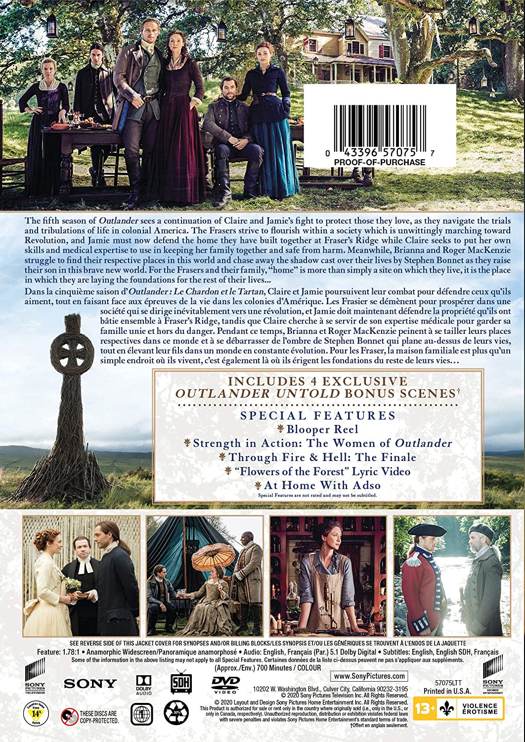Outlander: Season Five [DVD Box Set] DVDs & Blu-Rays Sony Pictures