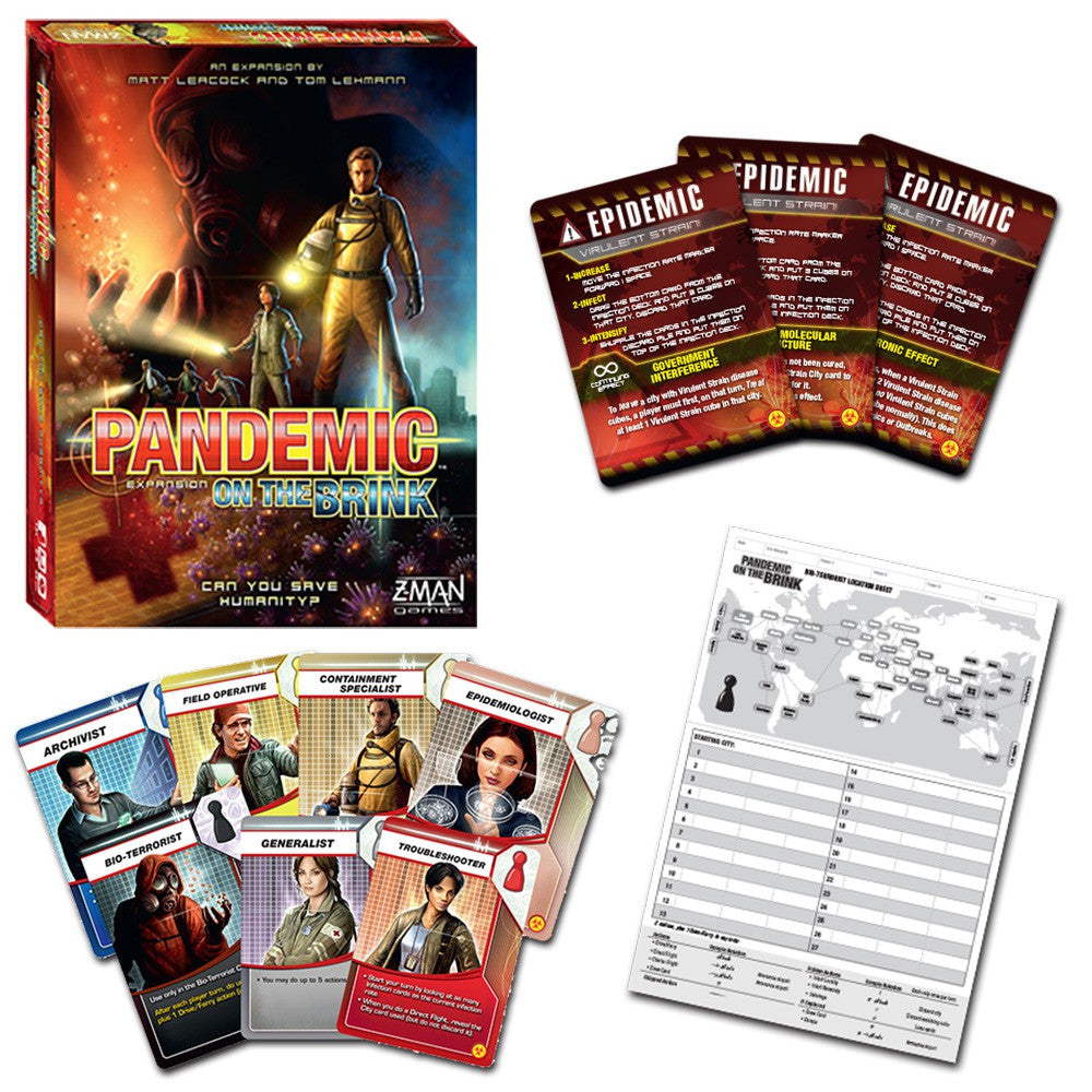Pandemic: On The Brink Expansion [Board Game, 2-5 Players] Board Game Z-Man Games   