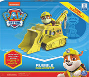 PAW Patrol Rubble’s Bulldozer Vehicle with Collectible Figure Toys & Games Spin Master