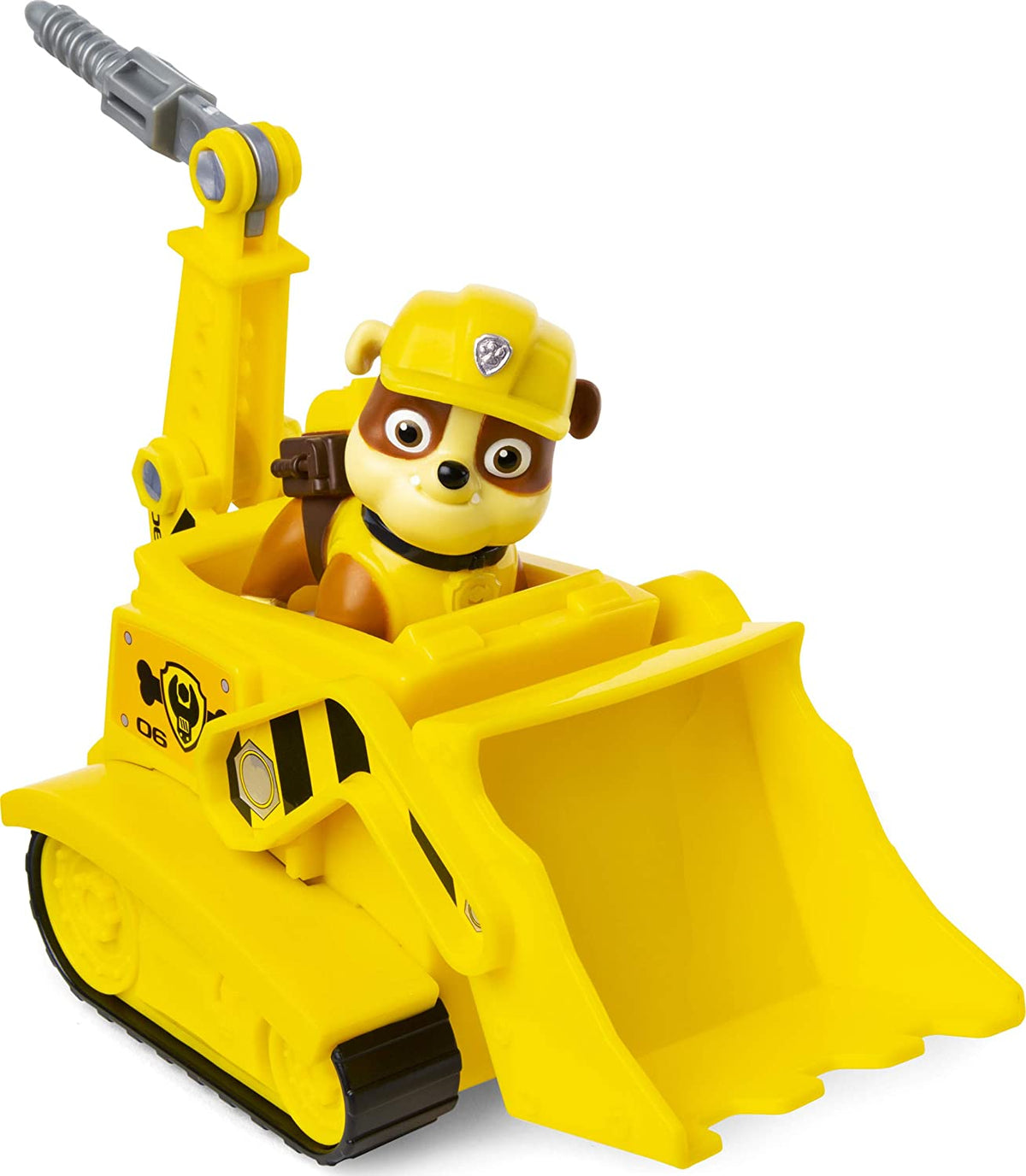 PAW Patrol Rubble’s Bulldozer Vehicle with Collectible Figure Toys & Games Spin Master