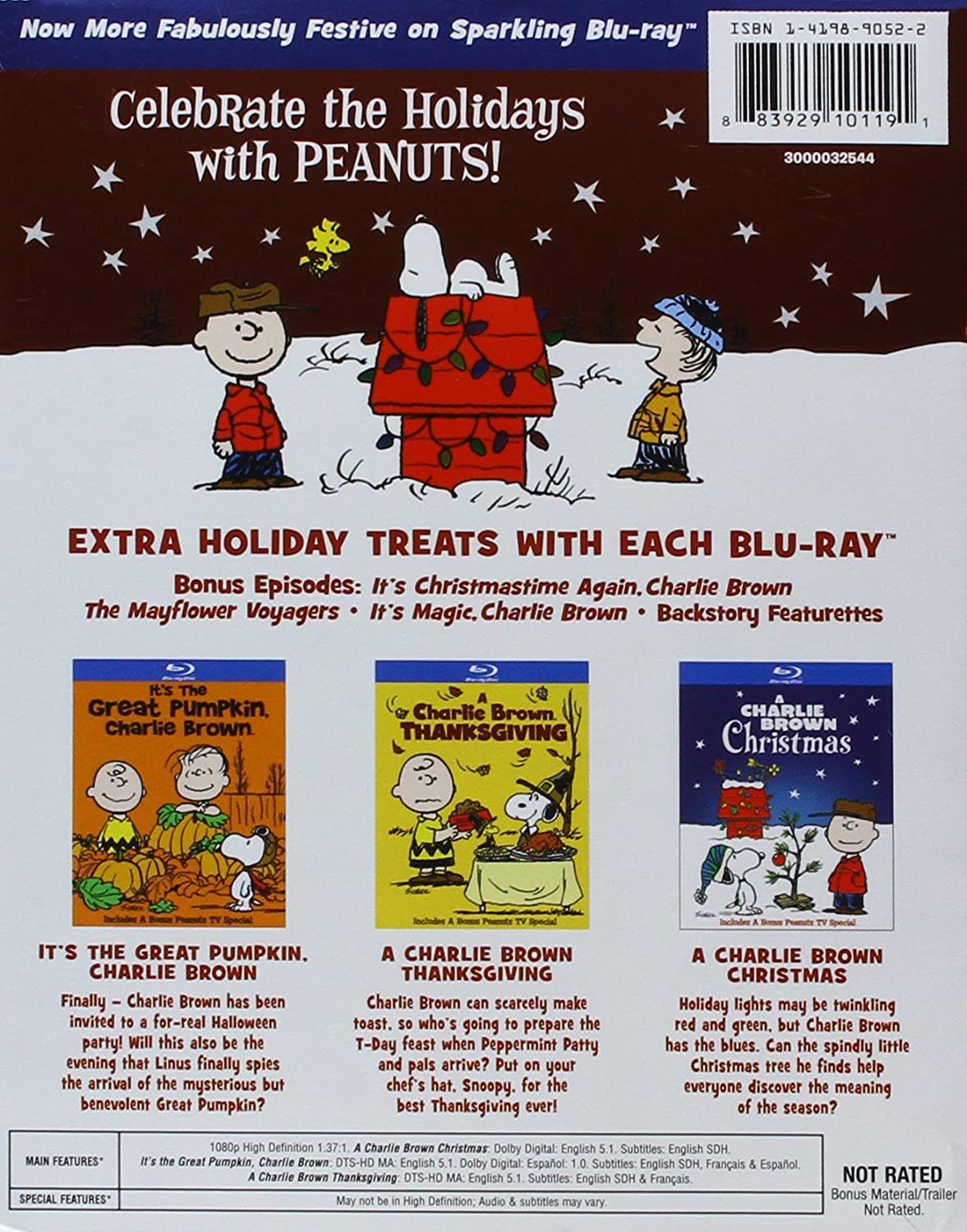 Peanuts Deluxe Holiday Collection [Blu-Ray Box Set] DVDs & Blu-Rays Warner Bros.   