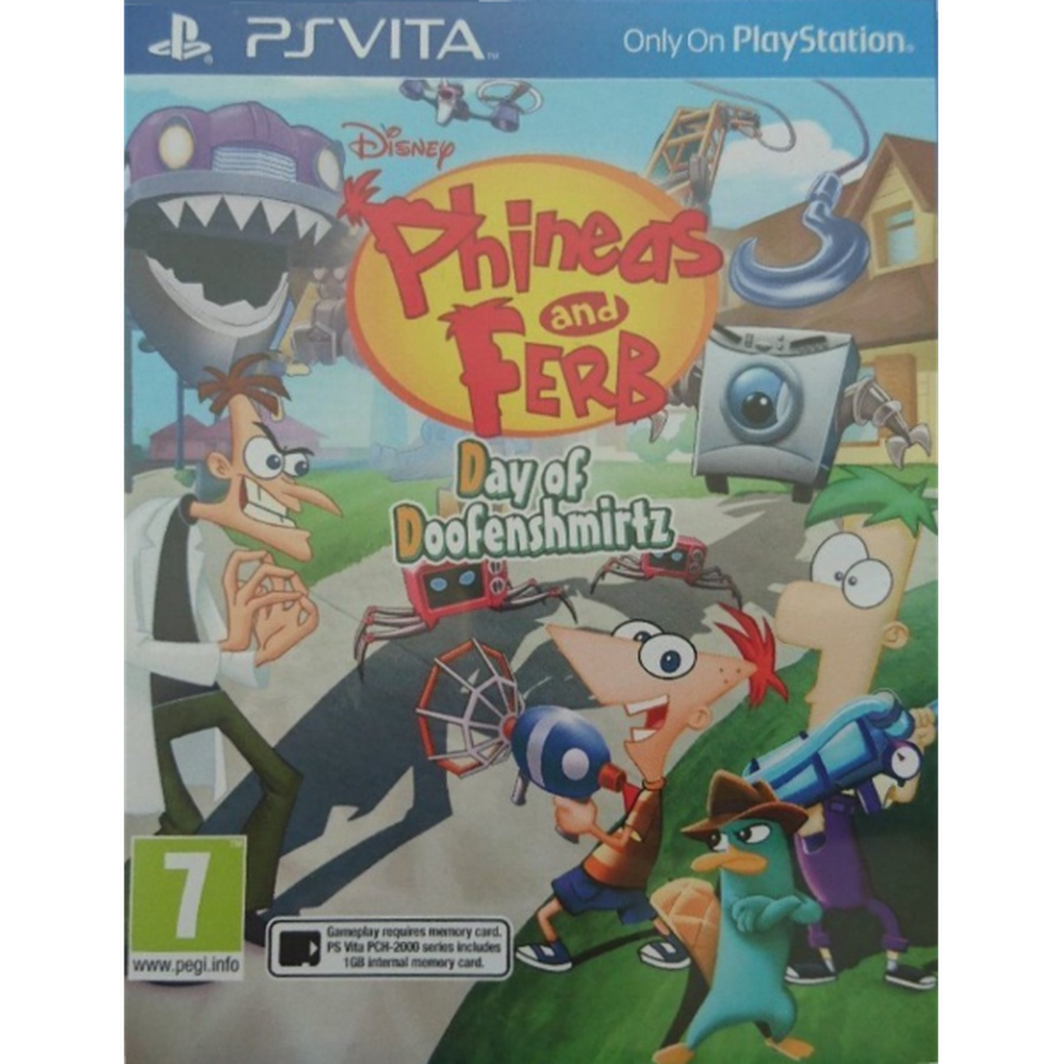 Disney's Phineas and Ferb: Day of Doofenshmirtz [Sony PS Vita] Sony PS Vita Video Game Playstation   