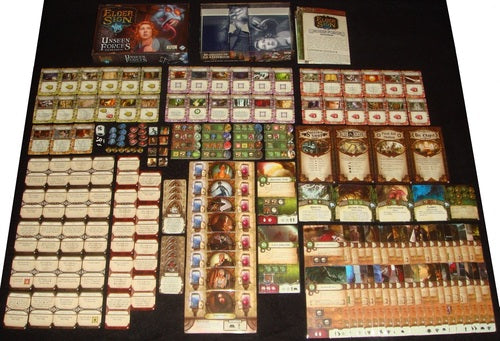 Elder Sign: Unseen Forces Expansion [Board Game, 1-8 Players] Board Game Fantasy Flight Games   