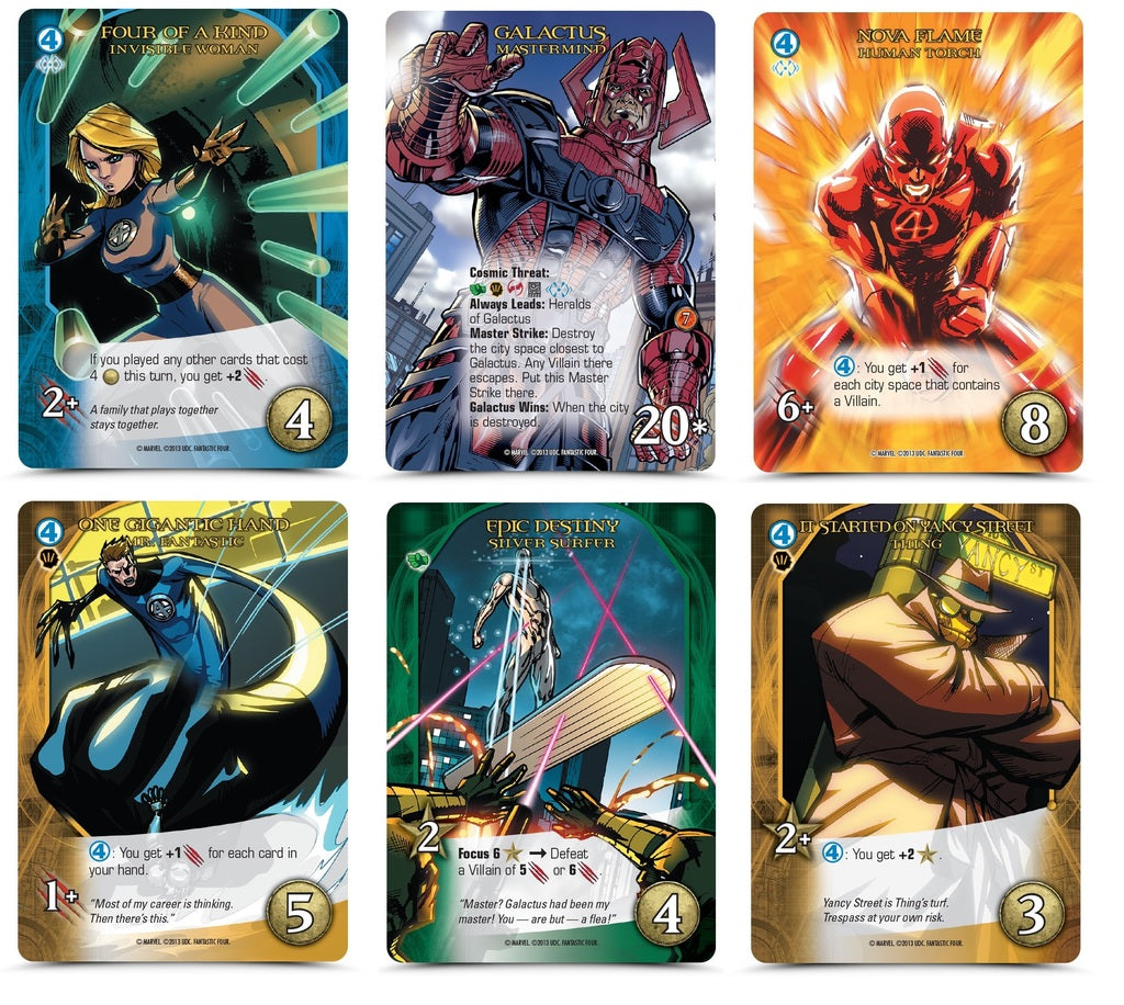 Legendary: A Marvel Deck Building Game - Fantastic Four Expansion Card Game Upper Deck   