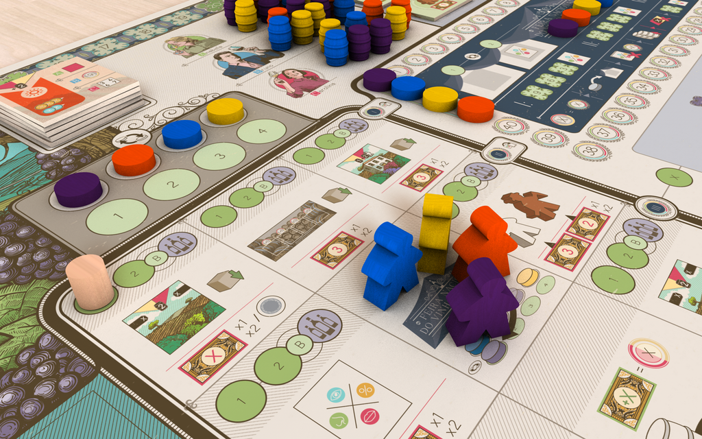 Vinhos - Deluxe Edition [Board Game, 1-4 Players] Board Game Eagle-Gryphon Games   
