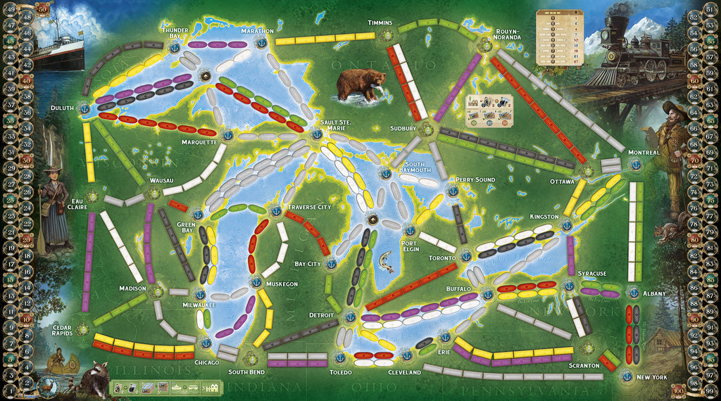 Ticket to Ride: Rails & Sails [Board Game, 2-5 Players] Board Game Days of Wonder   