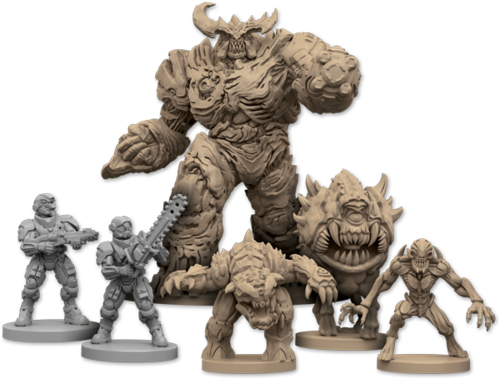 DOOM: The Board Game [Board Game, 2-5 Players] Board Game Fantasy Flight Games   