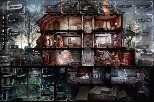 This War of Mine: The Board Game [Board Game, 1-6 Players] Board Game Ares Games   