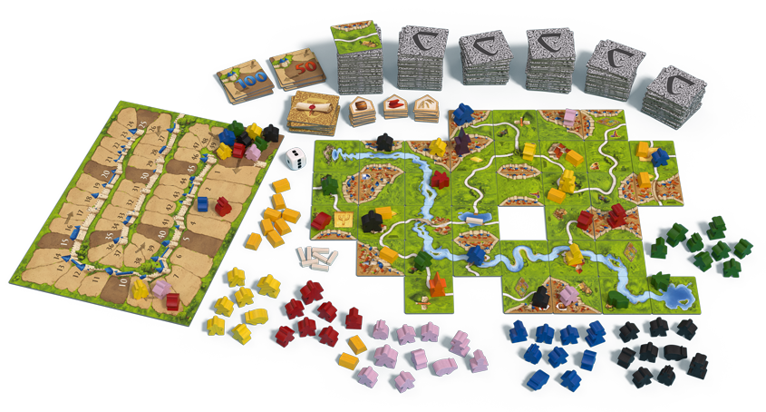 Carcassonne Big Box - 6th Edition [Board Game, 2-6 Players] Board Game Z-Man Games   
