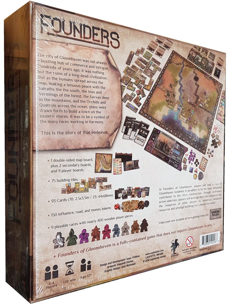 Founders of Gloomhaven [Board Game, 1-4 Players] Board Game Cephalofair Games   
