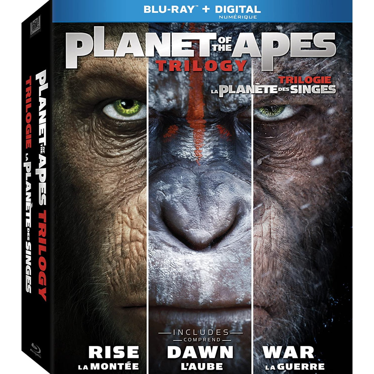 Planet of the Apes Trilogy [Blu-Ray Box Set] DVDs & Blu-Rays 20th Century Fox