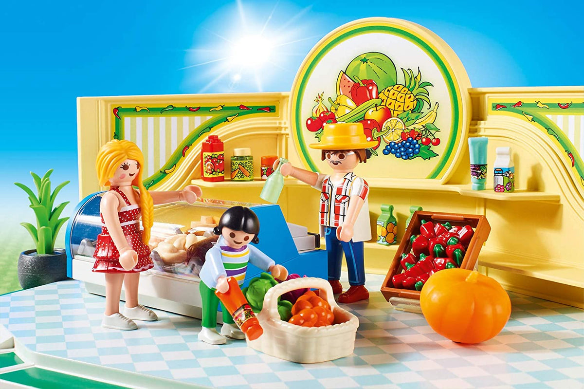 Playmobil City Life: Grocery Shop - 113 Piece Playset Toys & Games Playmobil