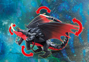 Playmobil Dreamworks Dragons: Deathgripper with Grimmel - 11 Piece Playset Toys & Games Playmobil