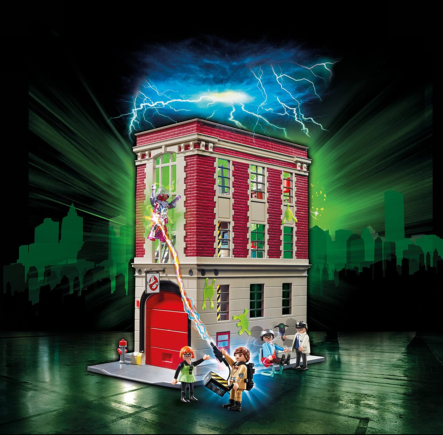 Playmobil Ghostbusters Firehouse - 228 Piece Playset [Playmobil #9219] Toys & Games Playmobil