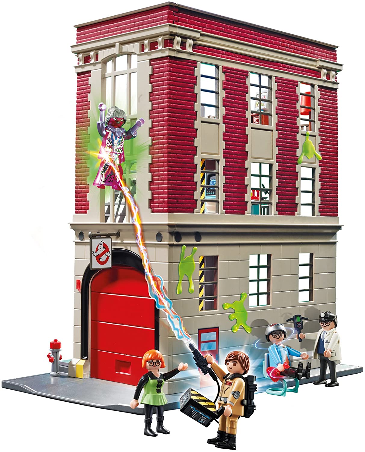 Playmobil Ghostbusters Firehouse - 228 Piece Playset [Playmobil #9219] Toys & Games Playmobil