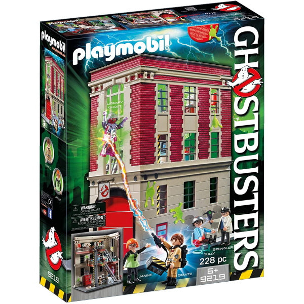 Playmobil Ghostbusters Firehouse - 228 Piece Playset [Playmobil #9219] Toys & Games Playmobil