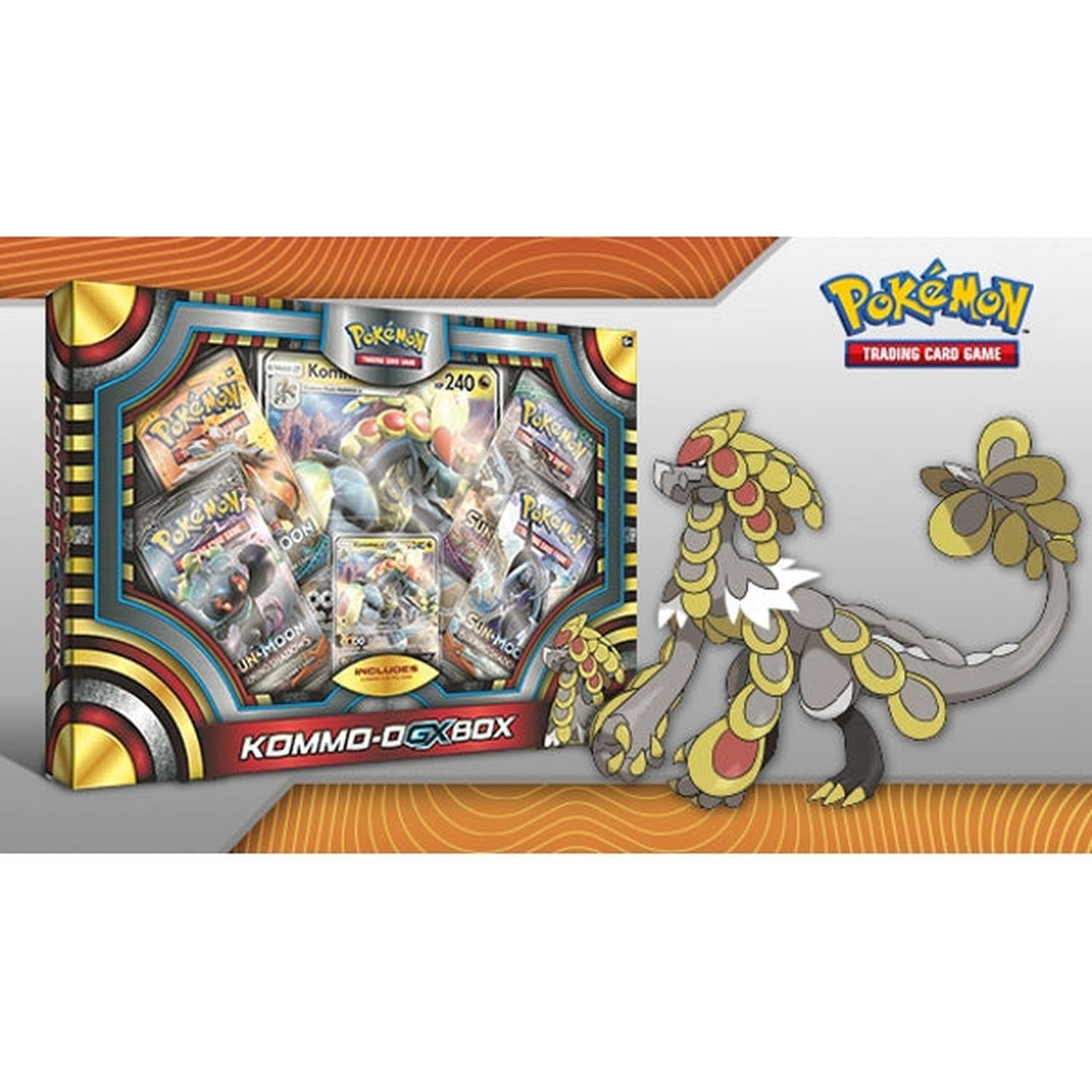 Pokemon TCG: Sun and Moon - Kommo-O-GX Box Card Game Pokemon   