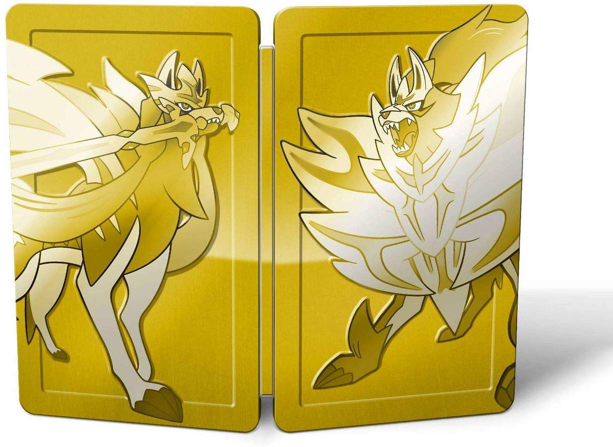 Pokemon Sword and Pokemon Shield Double Pack - SteelBook Edition [Nintendo Switch] Nintendo Switch Video Game Nintendo   