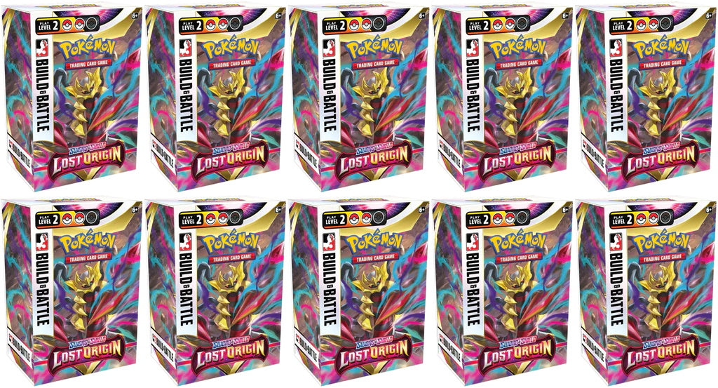 Pokemon TCG: Sword & Shield - Lost Origin Build & Battle Display Box - 10 Count Card Game Pokemon   