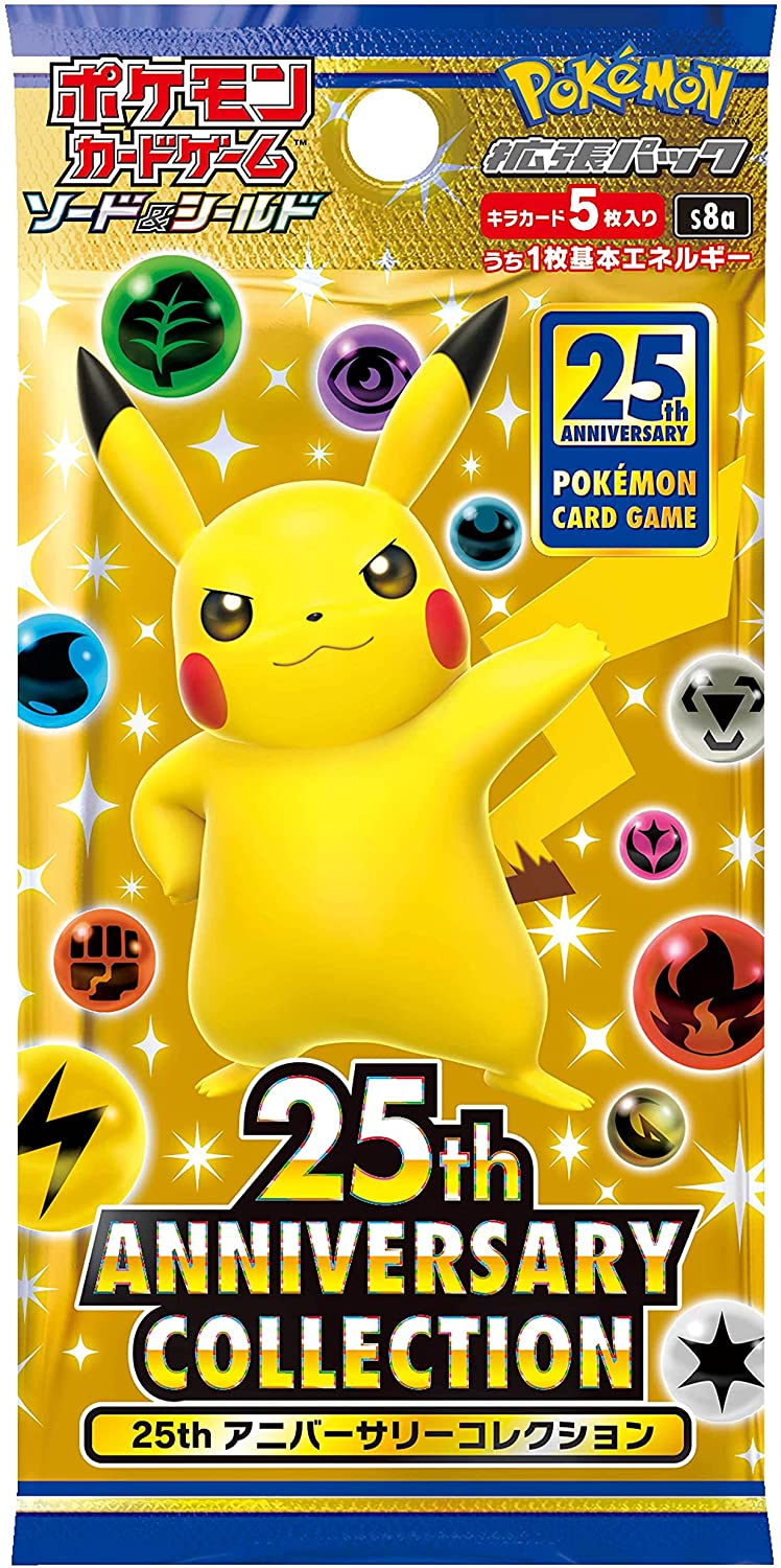 Pokemon TCG: 25th Anniversary Collection Booster Box [JPN] - 16 Packs Card Game Pokemon