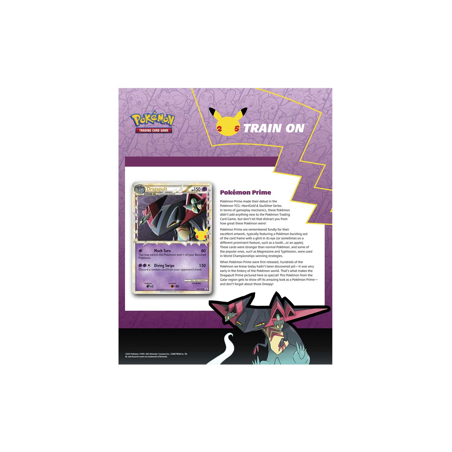 Pokemon TCG: Celebrations Collection - Dragapult Prime Card Game Pokemon   